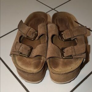 Intentionally Brown platform Sandals